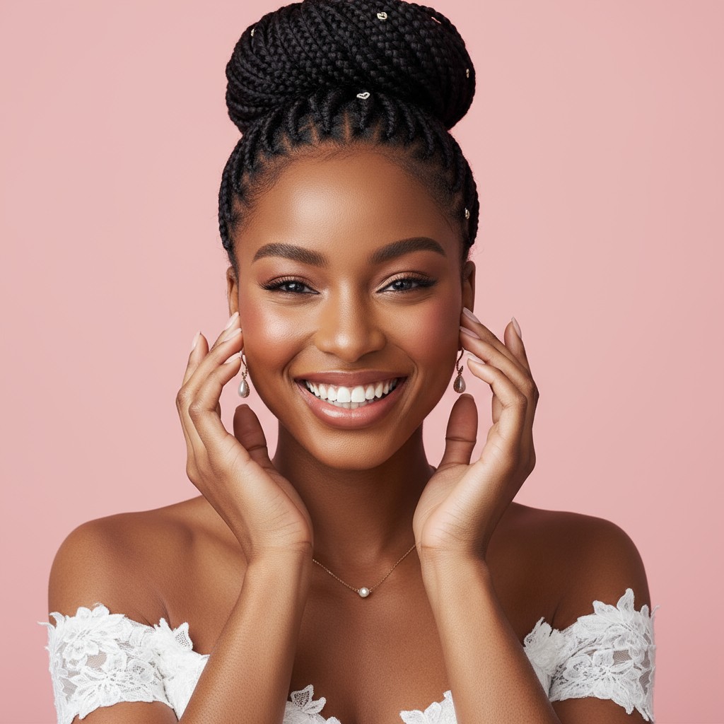 Heart Knotless Braids Ideas